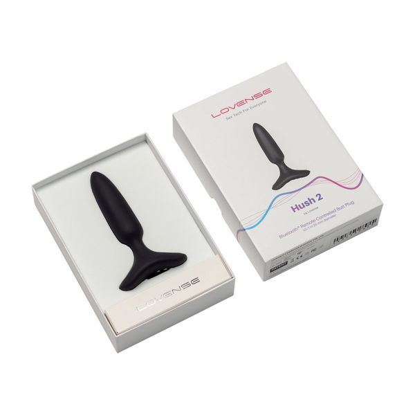 Анальна смарт-вібропробка Lovense Hush 2, розмір XS SO6981 фото - купити в секс-шопі Чорний Кролик