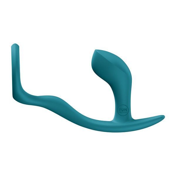 Анальна пробка з ерекційним кільцем Fun Factory BOOTIE RING Bottle Green SX3690 фото - купити в секс-шопі Чорний Кролик