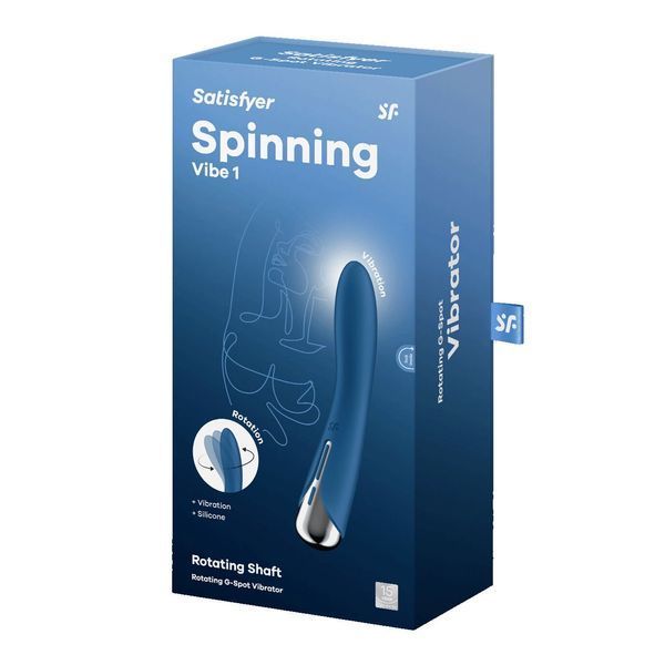 Вібратор точки G з обертанням Satisfyer Spinning Vibe 1 Red, 2 мотори SX0559 фото - купити в секс-шопі Чорний Кролик