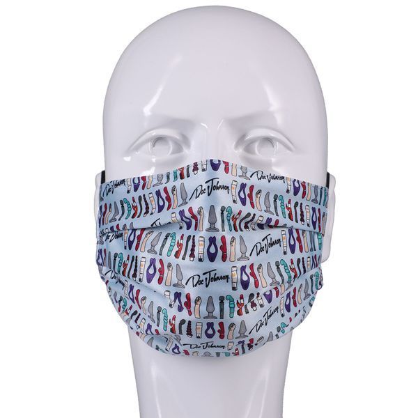 Двостороння маска Doc Johnson DJ Reversible and Adjustable face mask SO6071 фото - купити в секс-шопі Чорний Кролик