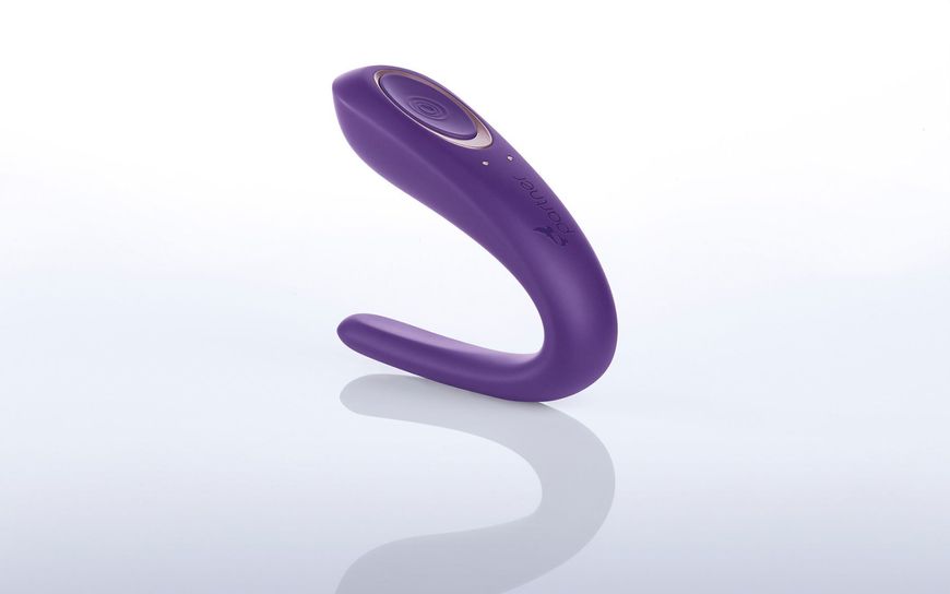 Вібратор для пар Satisfyer Double Classic з одним моторчиком SO1235 фото - купити в секс-шопі Чорний Кролик