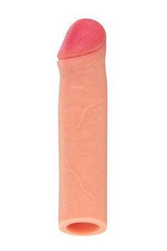 Насадка на член Real Body &mdash; Real Extender BEAST з відкритою головкою SO3719 фото - купити в секс-шопі Чорний Кролик