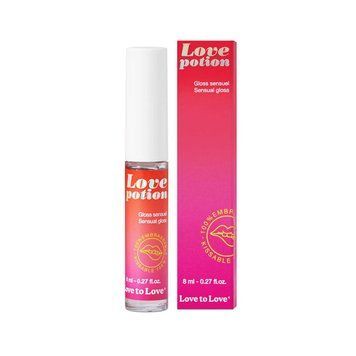 Стимулювальний блиск для губ Love To Love Love Potion - Gloss Sensuel 8 мл SX2271 фото - купити в секс-шопі Чорний Кролик