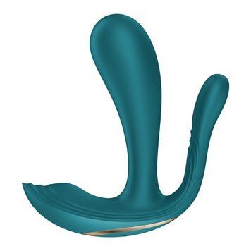 Подвійний вібратор у трусики Satisfyer Top Secret+ Battery Series SX3841 фото - купити в секс-шопі Чорний Кролик