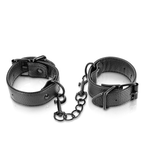 Наручники Fetish Tentation Adjustable Handcuffs, регульовані, знімний ланцюжок з карабінами SO7679 фото - купити в секс-шопі Чорний Кролик