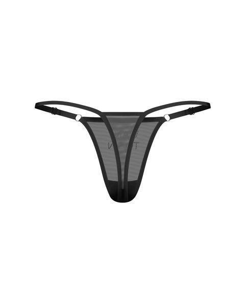 Трусики Obsessive Violami Sin thong L/XL SX3635 фото - купити в секс-шопі Чорний Кролик