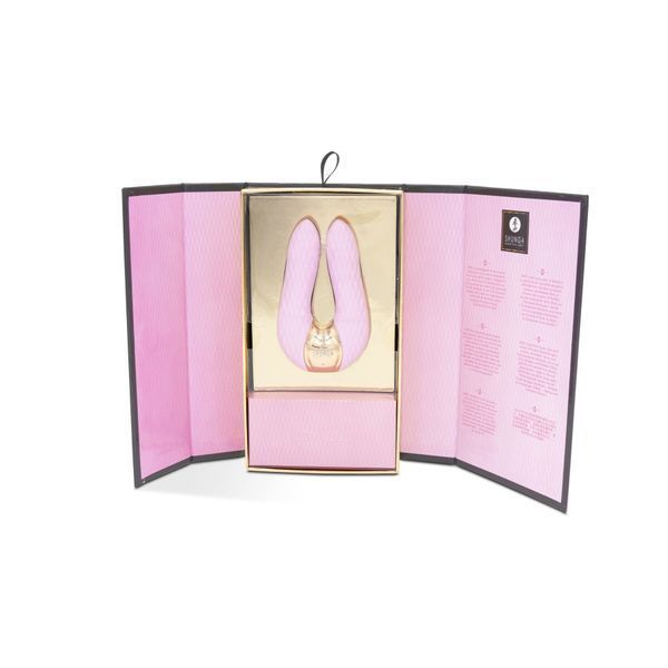 Вібратор для клітора Shunga Aiko Light Pink, гнучкі кінчики SO6901 фото - купити в секс-шопі Чорний Кролик