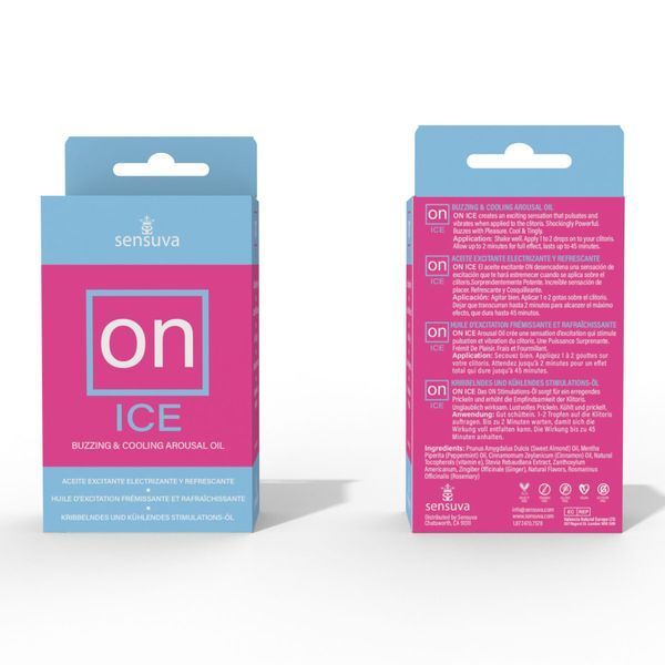 Збуджувальні краплі для клітора Sensuva &ndash; ON Arousal Oil for Her Ice (5 мл) охолоджувальні, до 30 хвилин SO3167 фото - купити в секс-шопі Чорний Кролик