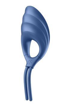 Ерекційне віброкільце-ласо Satisfyer Swordsman Blue, міцна фіксація, 10 режимів, потужний мотор SO6281 фото - купити в секс-шопі Чорний Кролик
