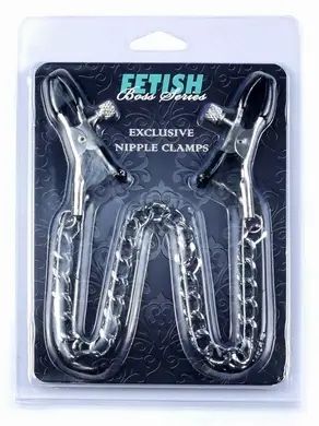 Затискачі для сосків Fetish Boss Series - №7 Exclusive Nipple Clamps, BS6100015 BS6100015 фото - купити в секс-шопі Чорний Кролик