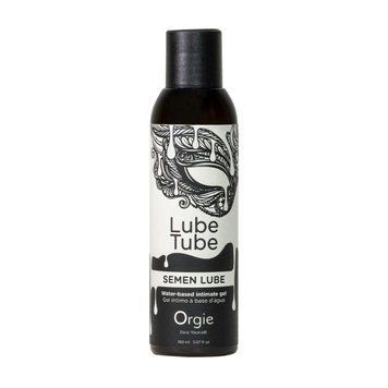 Лубрикант з імітацією сперми Orgie Lube Tube Semen Lube, 150 мл, водна основа, без смаку та запаху SX1537 фото - купити в секс-шопі Чорний Кролик