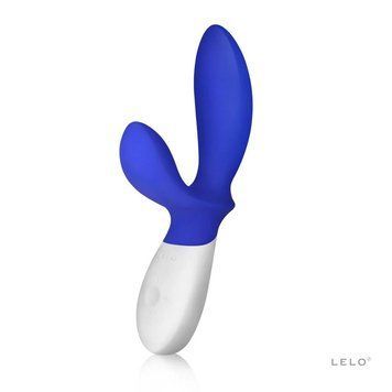 Масажер простати LELO Loki Wave Federal Blue, 2 мотори, манливий рух + стимуляція промежини SX0707 фото - купити в секс-шопі Чорний Кролик