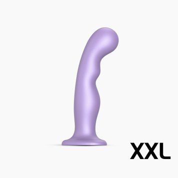 Насадка для страпона Strap-On-Me Dildo Plug P&G Lilas Metallic XXL SO9008 фото - купити в секс-шопі Чорний Кролик