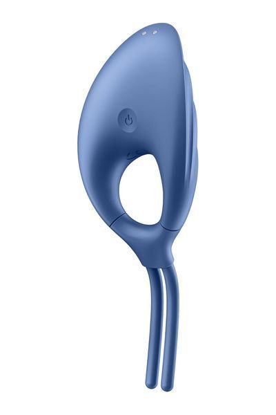 Ерекційне віброкільце-ласо Satisfyer Swordsman Blue, міцна фіксація, 10 режимів, потужний мотор SO6281 фото - купити в секс-шопі Чорний Кролик