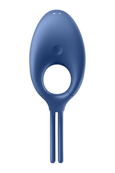 Ерекційне віброкільце-ласо Satisfyer Swordsman Blue, міцна фіксація, 10 режимів, потужний мотор SO6281 фото - купити в секс-шопі Чорний Кролик