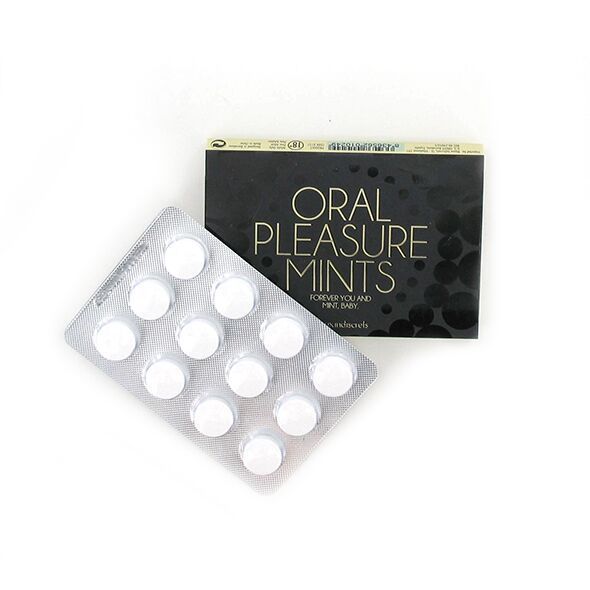 М'ятні цукерки для орального сексу Bijoux Indiscrets Slow Sex Oral Pleasure Mints &ndash; Peppermint SO5939 фото - купити в секс-шопі Чорний Кролик
