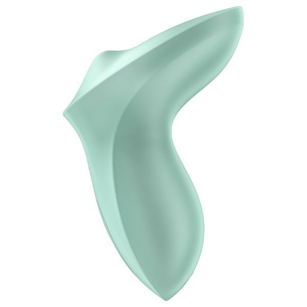 Вібратор для клітора з перлинною стимуляцією Satisfyer Exciterrr Mint, 2 незалежні мотори SX1217 фото - купити в секс-шопі Чорний Кролик