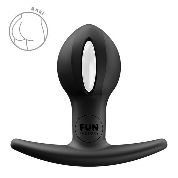 Анальна пробка Fun Factory B BALLS UNO Black SX3696 фото - купити в секс-шопі Чорний Кролик