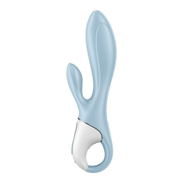 Вібратор-кролик надувний Satisfyer Air Pump Bunny 1 SX2180 фото - купити в секс-шопі Чорний Кролик