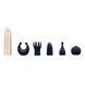 Вібромасажер Pillow Talk Secrets Desires 6-Piece Mini Massager Set - Navy SO7750 фото 2