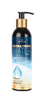 Густа змазка Sensuva Ultra-Thick Water-Based (240 мл) на водній основі, без гліцерину та парабенів SO3235 фото - купити в секс-шопі Чорний Кролик