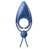 Ерекційне віброкільце-ласо з регулюванням розміру Satisfyer Sniper Blue SO6080 фото - купити в секс-шопі Чорний Кролик