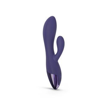 Вібратор-кролик Love To Love FUNKY BUNNY - MIDNIGHT INDIGO SO8683 фото - купити в секс-шопі Чорний Кролик