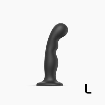 Насадка для страпона Strap-On-Me Dildo Plug P&G Black L SO9003 фото - купити в секс-шопі Чорний Кролик
