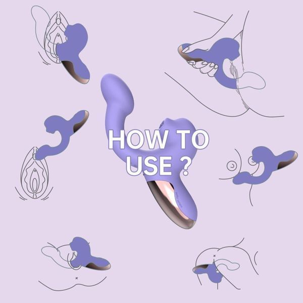 Смарт-вібратор Magic Motion Ponder Purple, подвійна стимуляція, віброяйце+язичок для клітора SX3228 фото - купити в секс-шопі Чорний Кролик