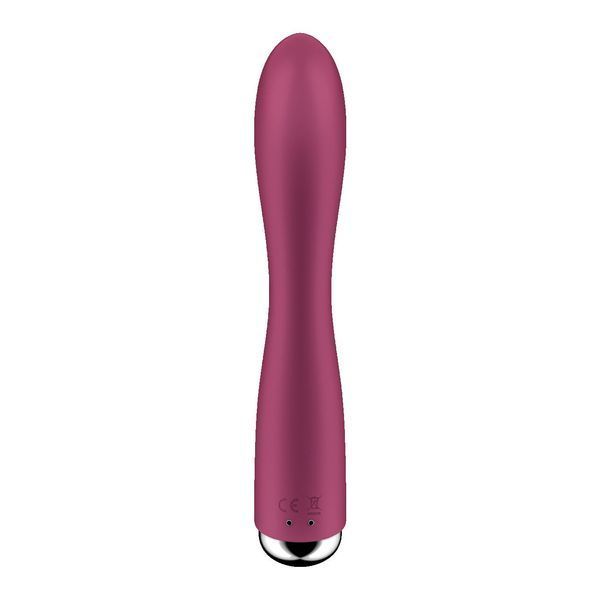 Вібратор-кролик з ротацією Satisfyer Spinning Rabbit 1 Red, 3 мотори SX0561 фото - купити в секс-шопі Чорний Кролик