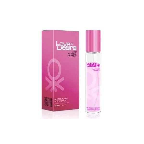 Туалетна вода з феромонами для жінок Love & Desire for Women, 15 ml 1700006 фото - купити в секс-шопі Чорний Кролик