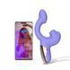Смарт-вібратор Magic Motion Ponder Purple, подвійна стимуляція, віброяйце+язичок для клітора SX3228 фото 3