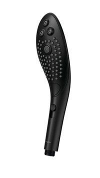 Насадка-стимулятор для душу 2в1 Womanizer Wave Black, масажер для інтимних зон SO8763 фото - купити в секс-шопі Чорний Кролик