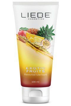 Лубрикант на водній основі Liebe Lubricant Exotic Fruits 100 мл SX1588 фото - купити в секс-шопі Чорний Кролик
