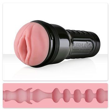 Мастурбатор-вагіна Fleshlight Pink Lady Mini-Lotus Нова текстура SO6140 фото - купити в секс-шопі Чорний Кролик