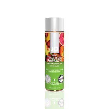 Змазка на водній основі JO H2O &mdash; Tropical Passion (120 мл) без цукру, рослинний гліцерин SO1674 фото - купити в секс-шопі Чорний Кролик