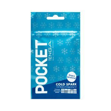 Мастурбатор TENGA Pocket Cold Spark SO8066 фото - купити в секс-шопі Чорний Кролик
