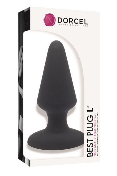 Анальна пробка Dorcel Best Plug L м'який soft-touch силікон, макс. діаметр 5,1 см SO2049 фото - купити в секс-шопі Чорний Кролик