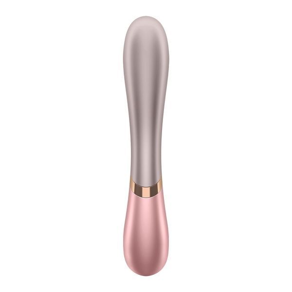 Смарт вібратор-кролик із підігрівом Satisfyer Hot Lover Pink SO5544 фото - купити в секс-шопі Чорний Кролик