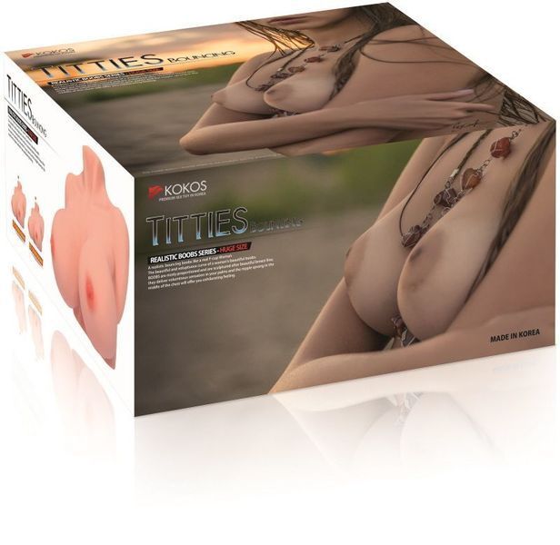 Мастурбатор-груди Kokos Bouncing Titties F SO1262 фото - купити в секс-шопі Чорний Кролик