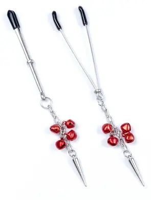 Затискачі для сосків Fetish Boss Series - №4 Exclusive Nipple Clamps, BS6100012 BS6100012 фото - купити в секс-шопі Чорний Кролик