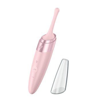 Вібратор для клітора Satisfyer Twirling Delight Rose SO5556 фото - купити в секс-шопі Чорний Кролик