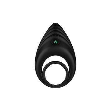 Ерекційне віброкільце Nexus Enhance Vibrating Cock and Ball Ring, подвійне SO6639 фото - купити в секс-шопі Чорний Кролик