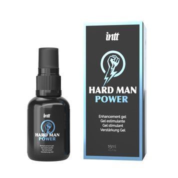 Стимулювальний гель для ерекції Intt Hard Man Power (15 мл), екстракт гінгко білоба, таурин SX1271 фото - купити в секс-шопі Чорний Кролик
