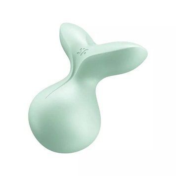 Мінівібромасажер Satisfyer Viva la Vulva 3 Mint SO7786 фото - купити в секс-шопі Чорний Кролик
