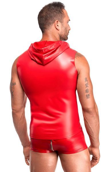Чоловічий жилет з капюшоном Noir Handmade H096 Ignite hooded vest M SX4213 фото - купити в секс-шопі Чорний Кролик