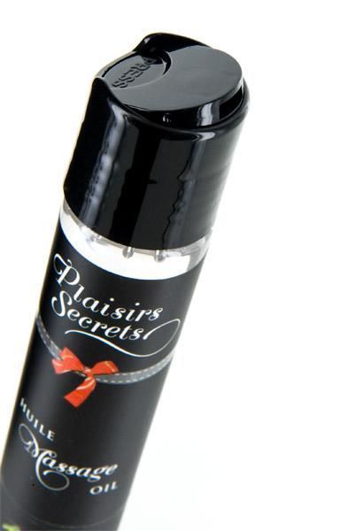 Масажна олія Plaisirs Secrets Caramel (59 мл) з афродизіаками, їстівна, подарункове паковання SO1837 фото - купити в секс-шопі Чорний Кролик