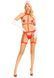 Костюм медсестри Leg Avenue 2PC Vegan Leather Nurse Harness Teddy and Headband Red S, шапочка SX1716 фото 6