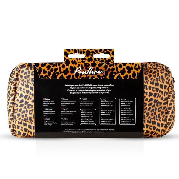 Набір BDSM-аксесуарів Panthra Gato 8-piece set SO5118 фото - купити в секс-шопі Чорний Кролик