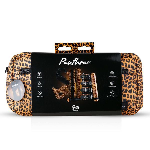 Набір BDSM-аксесуарів Panthra Gato 8-piece set SO5118 фото - купити в секс-шопі Чорний Кролик